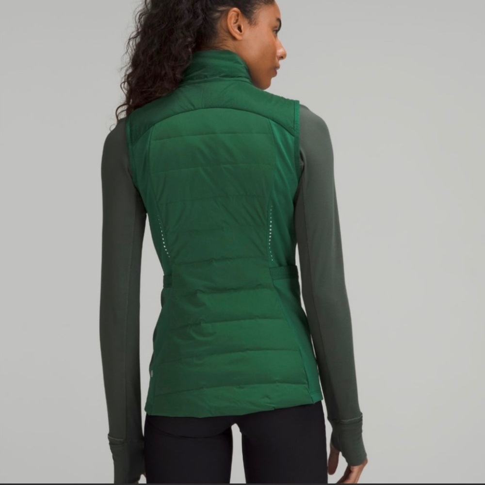 EUC/WT Lululemon Down for it Vest in Everglade Green